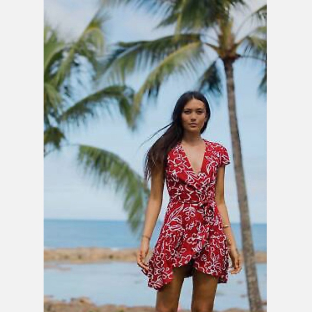 XIX Palms Louvre Party Dress in Red